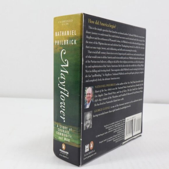 Mayflower Voyage Nathaniel Philbrick Audio 11 CD's Courage Community War - Picture 3 of 4